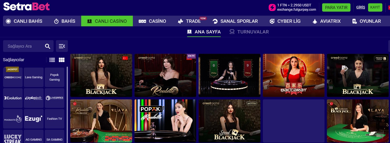 Setrabet Casino Oyunu